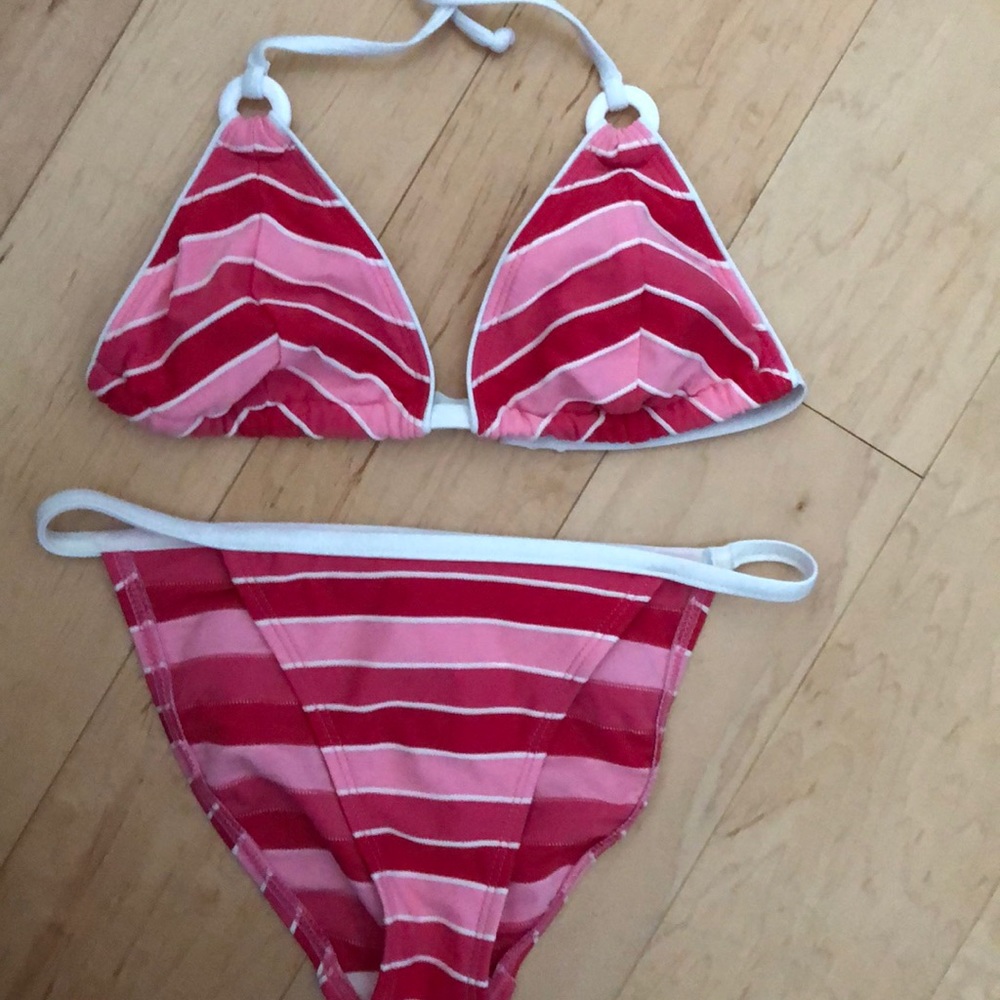 Pink Stripped bikini